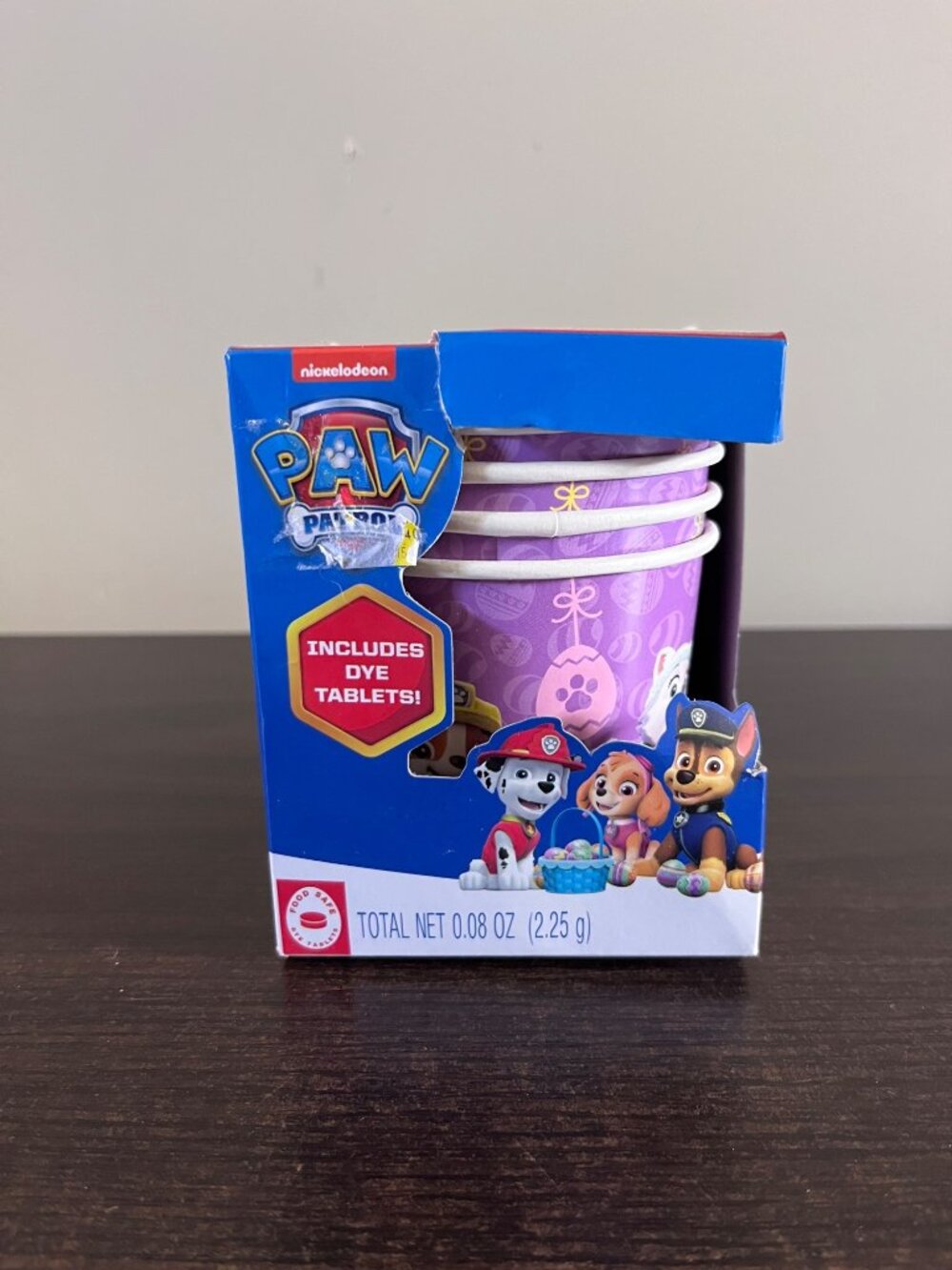 3 For $6 Paw Patrol Easter Egg Coloring 5 Paper Cups W/Coloring Tablets Dipper